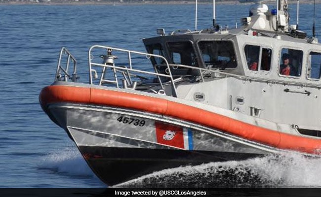 US Coast Guard Boards Chinese Fishing Boats During Patrol In Pacific Ocean