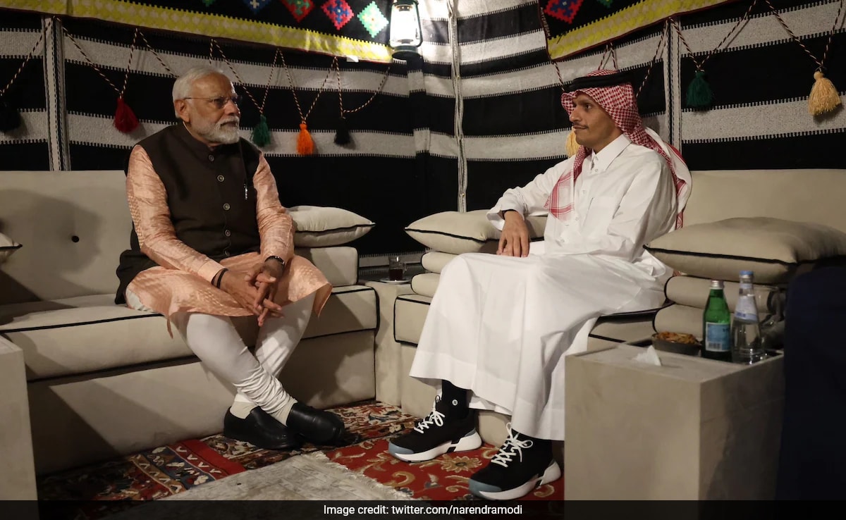 PM Holds "Wonderful" Meet With Qatar Counterpart, Discusses Bilateral Ties