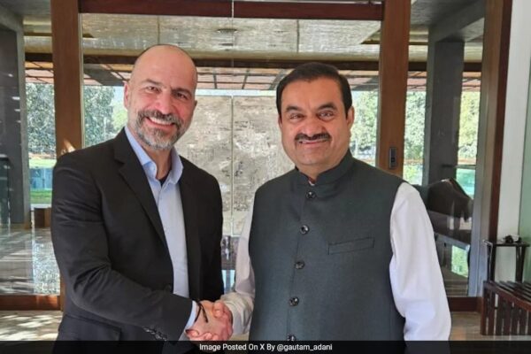 Gautam Adani Meets Uber CEO, Hints At Future Collaborations