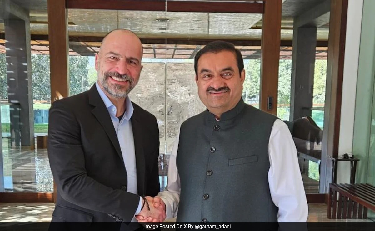 Gautam Adani Meets Uber CEO, Hints At Future Collaborations