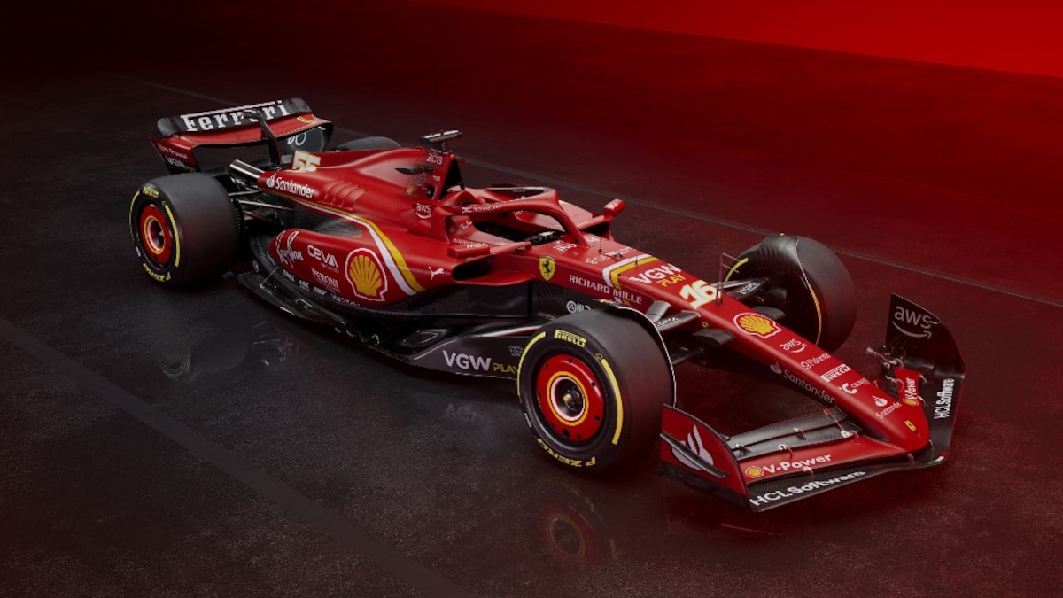 Ferrari's New F1 Car Unveiled For Final Season Before Hamilton's Arrival