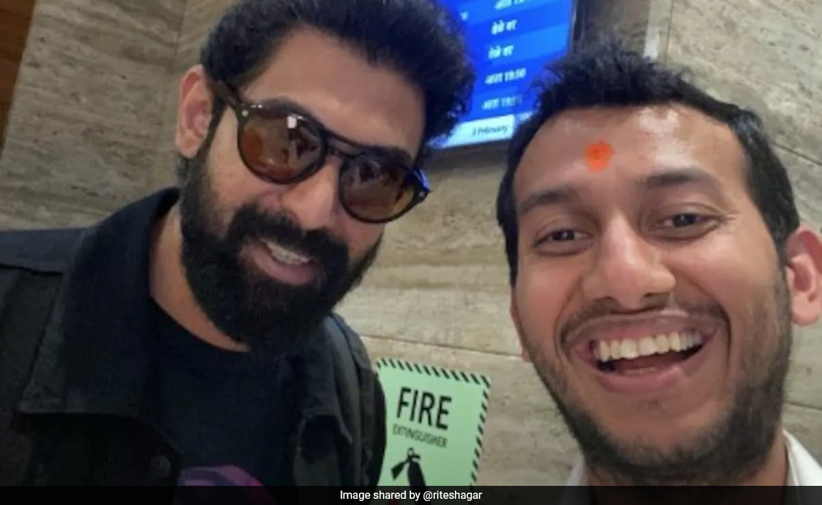 OYO CEO Bumps Into Rana Daggubati, Recommends Him For 'Shark Tank India'