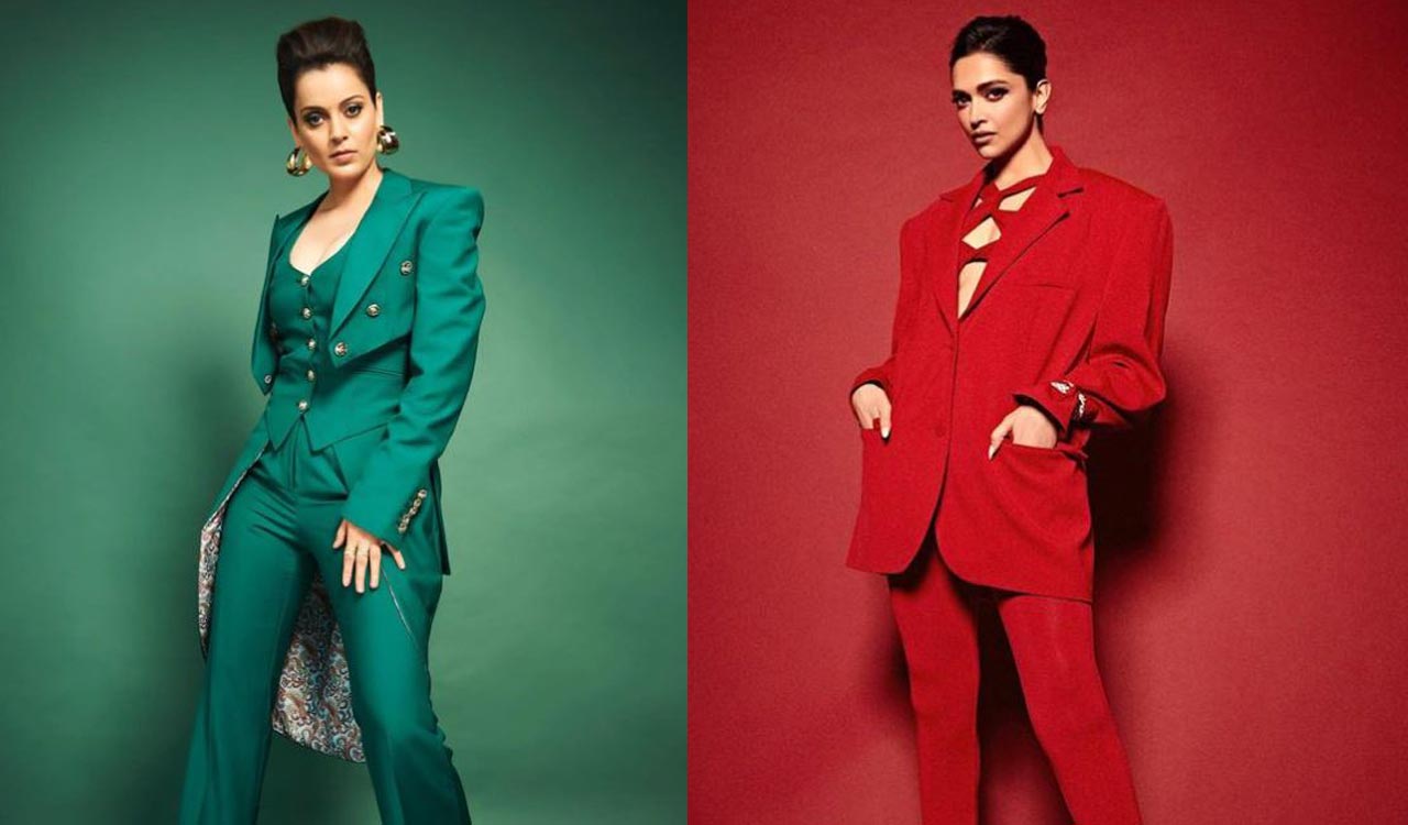 From Deepika Padukone to Kangana Ranaut, Bollywood actresses who rock the pant suit