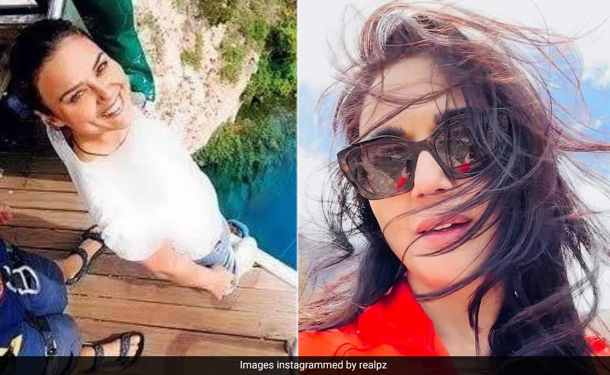 Preity Zinta Gives "One Last Smile Before Jumping Off" A Cliff In New Zealand's Adventure Capital, You Can Too