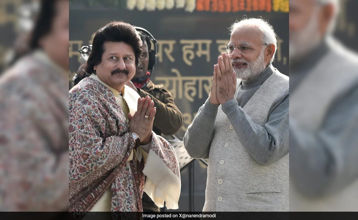 "His Ghazals Spoke Directly To The Soul": PM Mourns Pankaj Udhas's Death