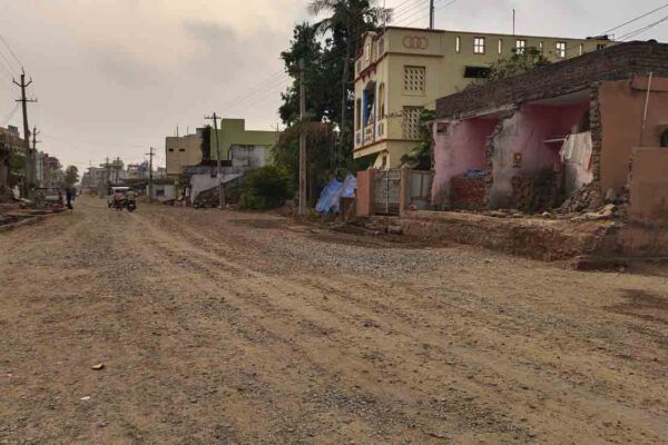 Mancherial: Widening of Saw mill-Tilaknagar road drags on