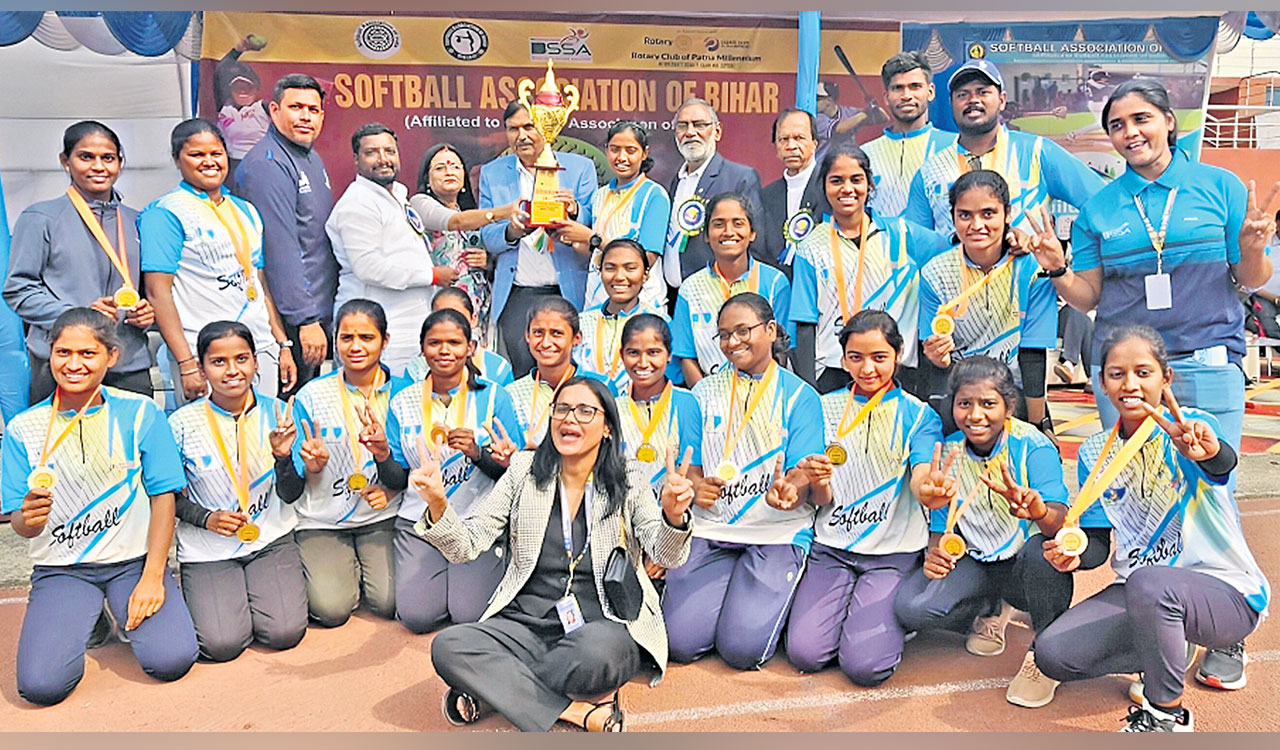 Telangana girls clinch 41st Junior National Softball Championship