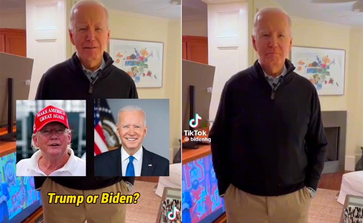 Joe Biden Makes TikTok Debut Despite Washington's Security Risk Concerns