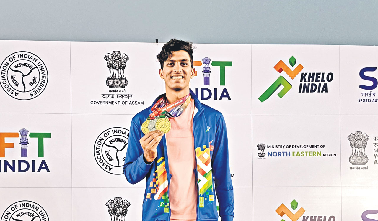 Sai Nihar clinches second gold in Khelo India University Games