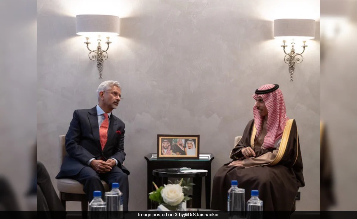 S Jaishankar, Saudi Counterpart Discuss West Asia, Strategic Partnership