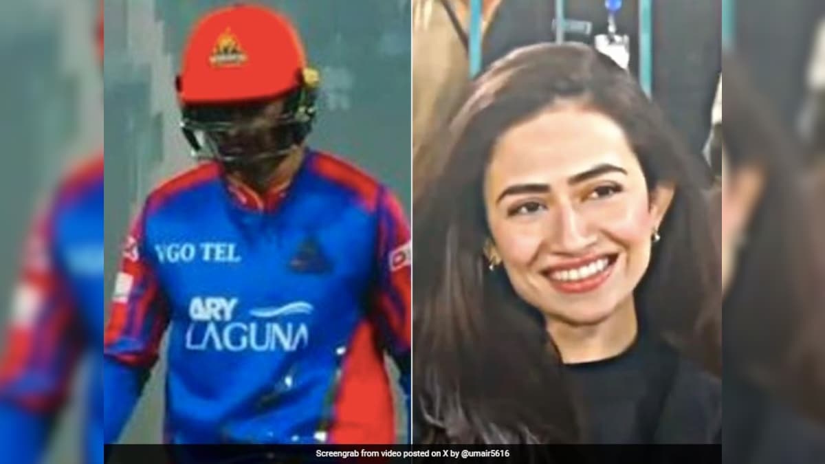 Watch: Sana Javed Attends Shoaib Malik's PSL Match. Video Viral