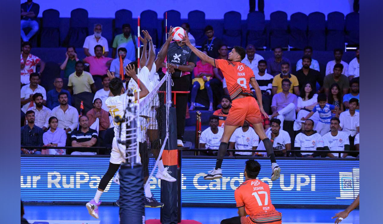 Prime Volleyball League: Hyderabad Black Hawks suffer defeat against Ahmedabad Defenders