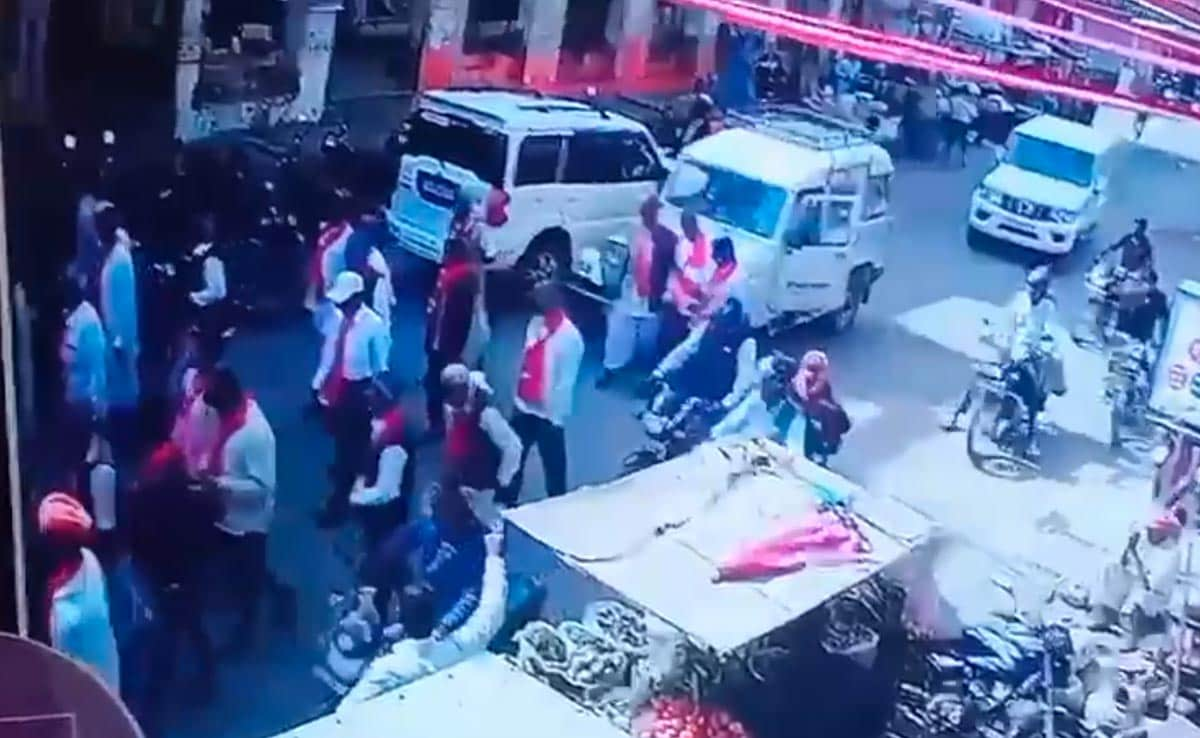 On Camera, Car Rams Into Religious Procession In Rajasthan As Driver Suffers Heart Attack