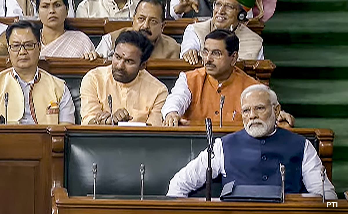 "BJP Will Cross 370 Seats, NDA 400": PM Modi's Big Claim In Parliament