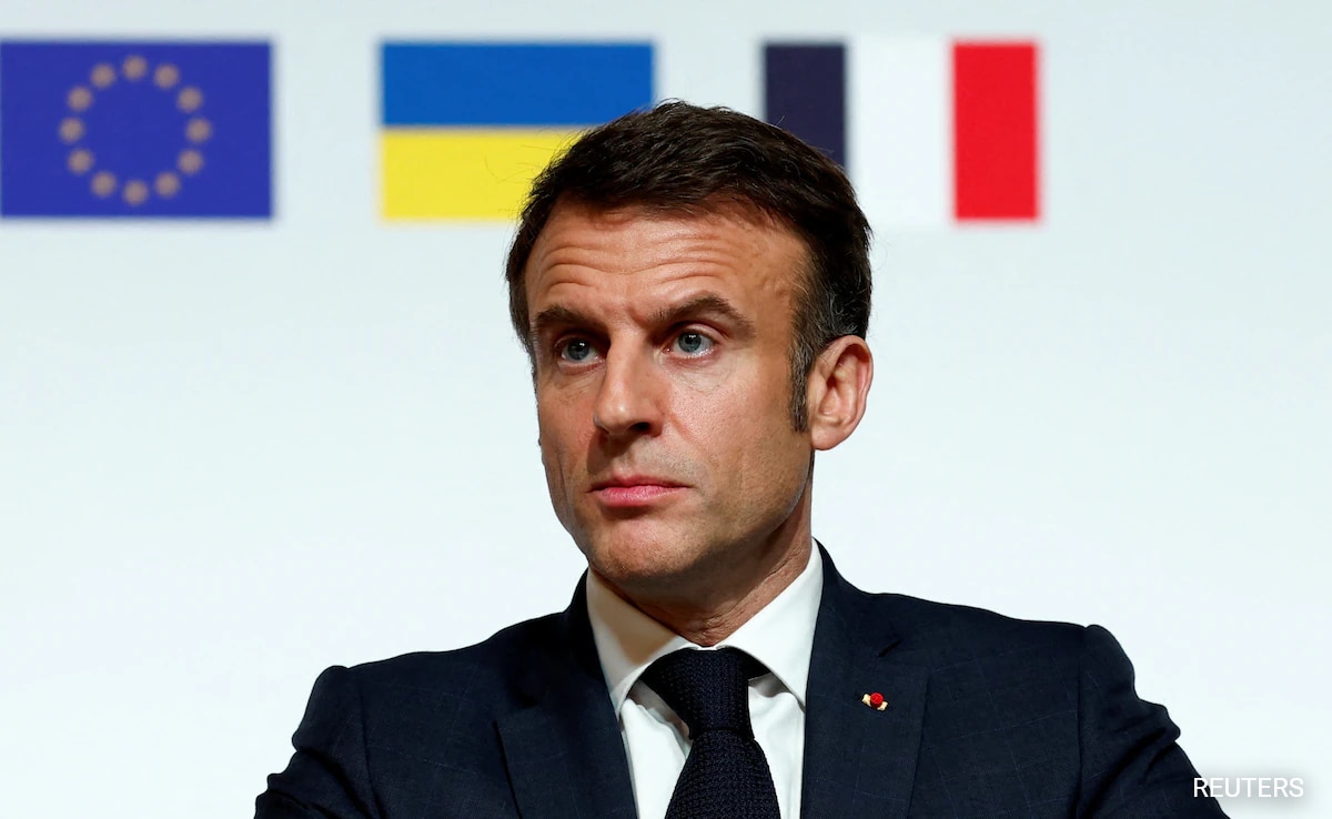 Macron Says Sending Troops To Ukraine Can't Be Ruled Out