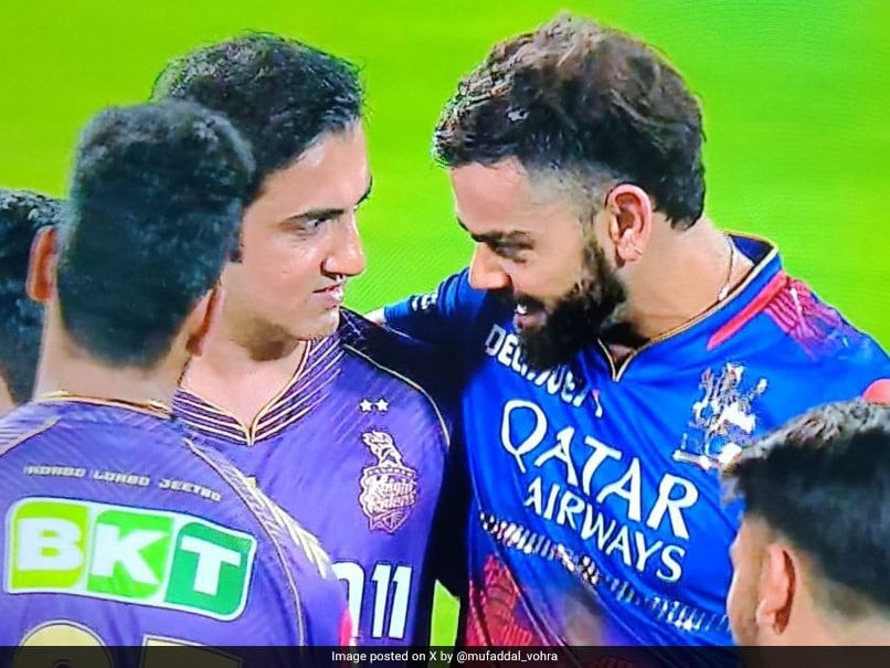 'Moment Of The Day': Kohli Hugs Gambhir, Internet Can't Keep Calm. Watch