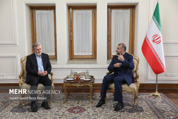 Iran FM meets Islamic Jihad Secretary-General in Tehran