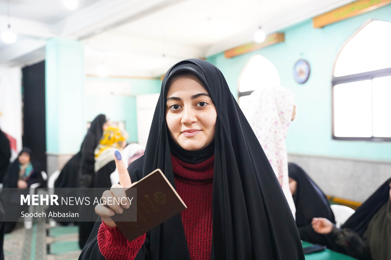 First-time voters cast their ballots