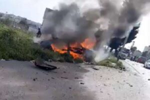 VIDEO: Israel targets vehicle in S Lebanon