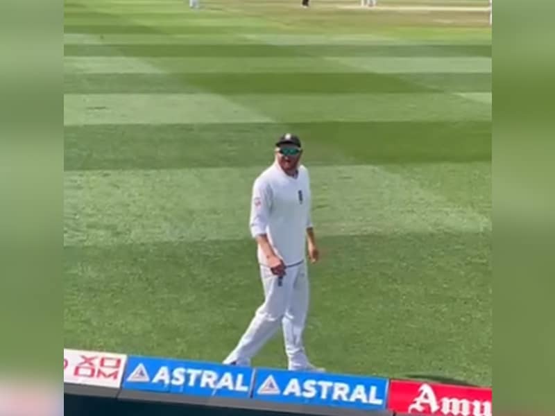 Watch: Dharamsala Crowd Sings "Bazball Gets Battered". Bairstow Reacts