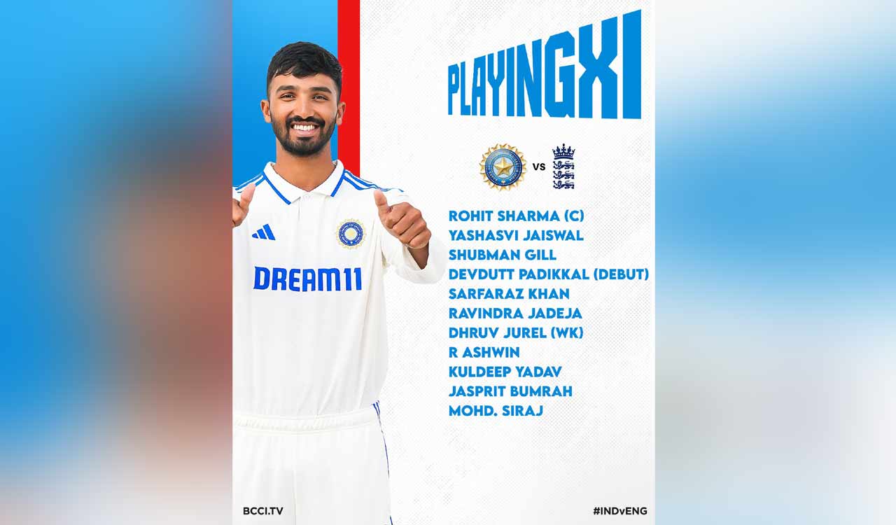 5th Test: Devdutt Padikkal makes debut as England choose to bat first against India