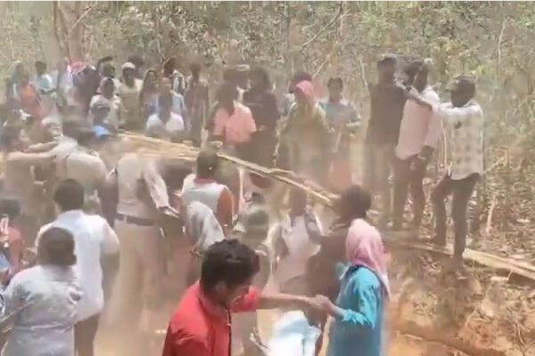 Video: Cop Chased, Punched, Dragged From His Bike By Mob In Telangana