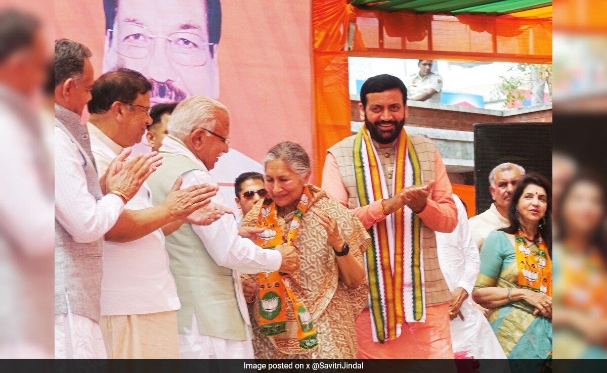 India's Richest Woman Savitri Jindal Quits Congress, Joins BJP