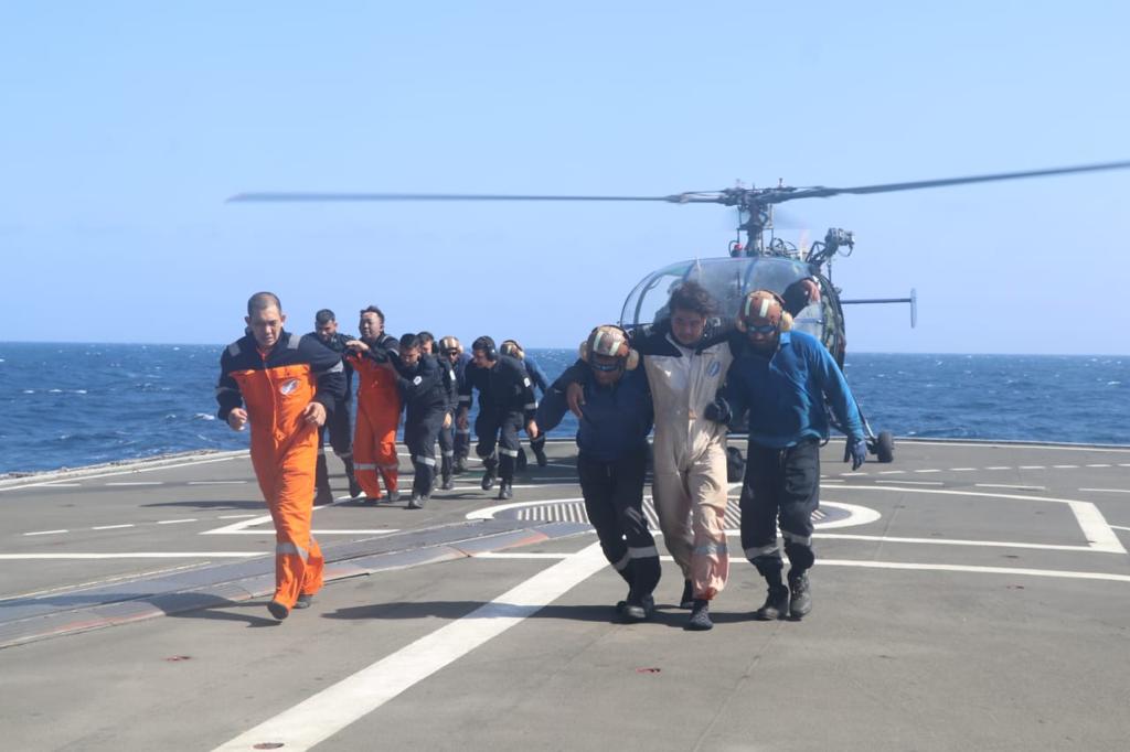 Watch: Indian Navy Warship Rescues 21 From Ship Hit By Houthi Missile