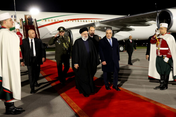 President Raeisi arrives in Algeria in first presidential visit in 14 years