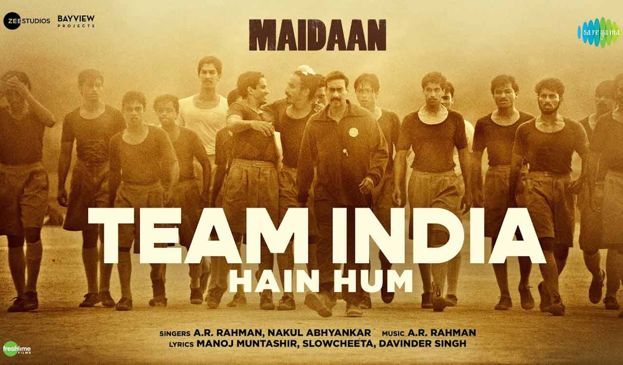 AR Rahman’s motivational song ‘Team India’ from ‘Maidaan’ out now