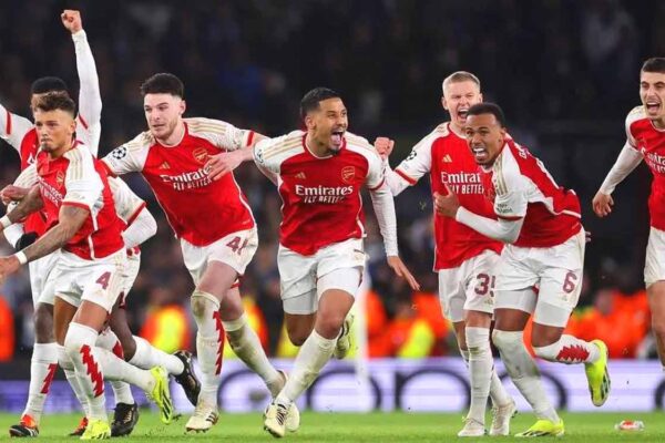 Champions League: Arsenal advances to quarterfinals with penalty shootout win over Porto