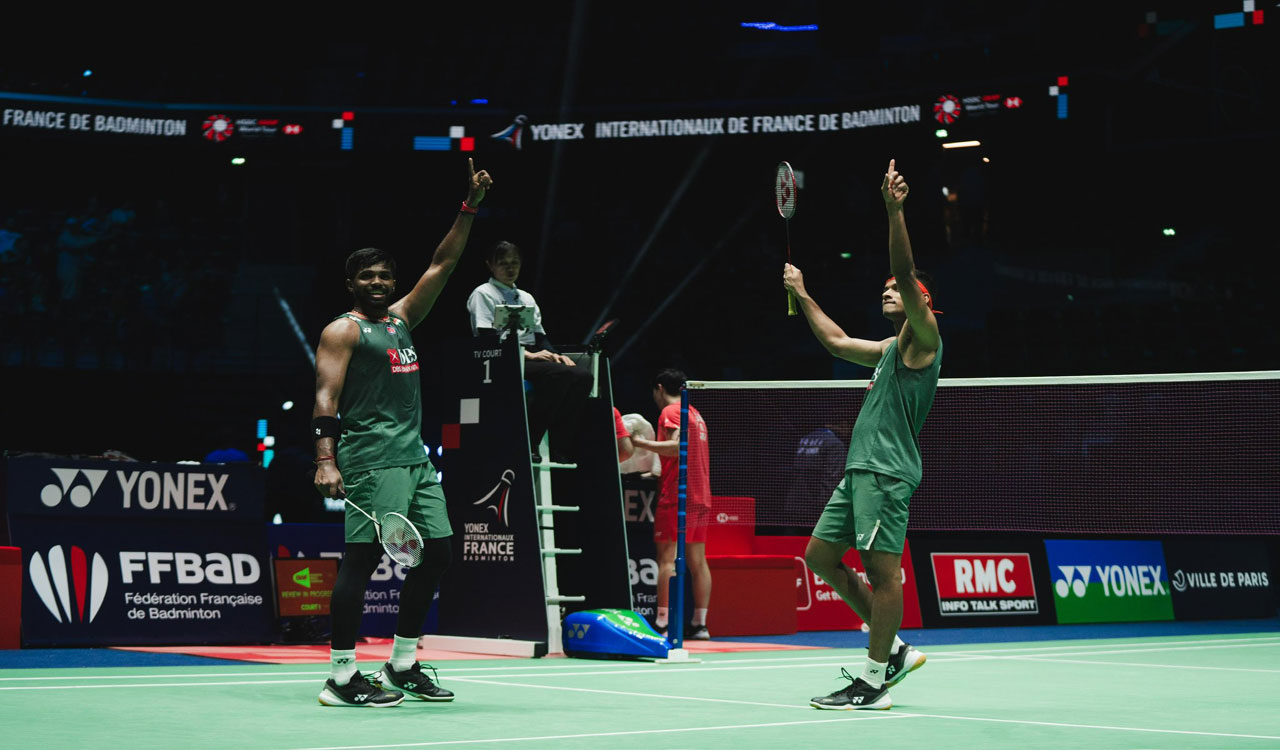 BWF French Open: Satwik-Chirag beat world champions to enter final