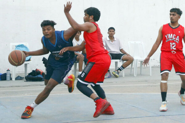 Vivek shines in YMCA’s win in the 5th Samuel Vasanth Kumar Memorial Basketball