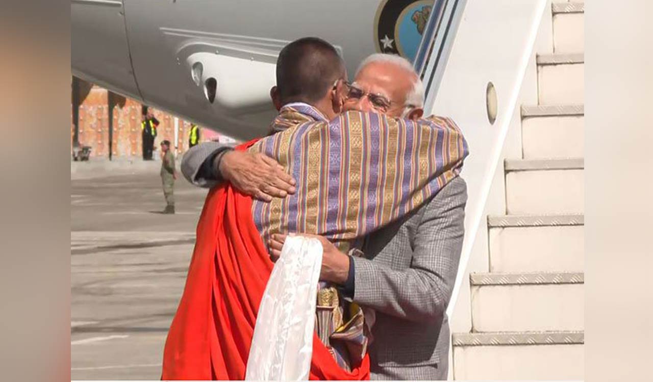 Bhutan welcomes PM Modi with ceremonial reception