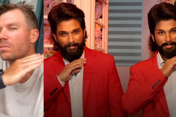 David Warner congratulates ‘Pushpa’ star Allu Arjun on Dubai wax statue