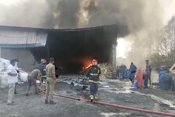 Telangana: Fire accident in Pashamylaram factory