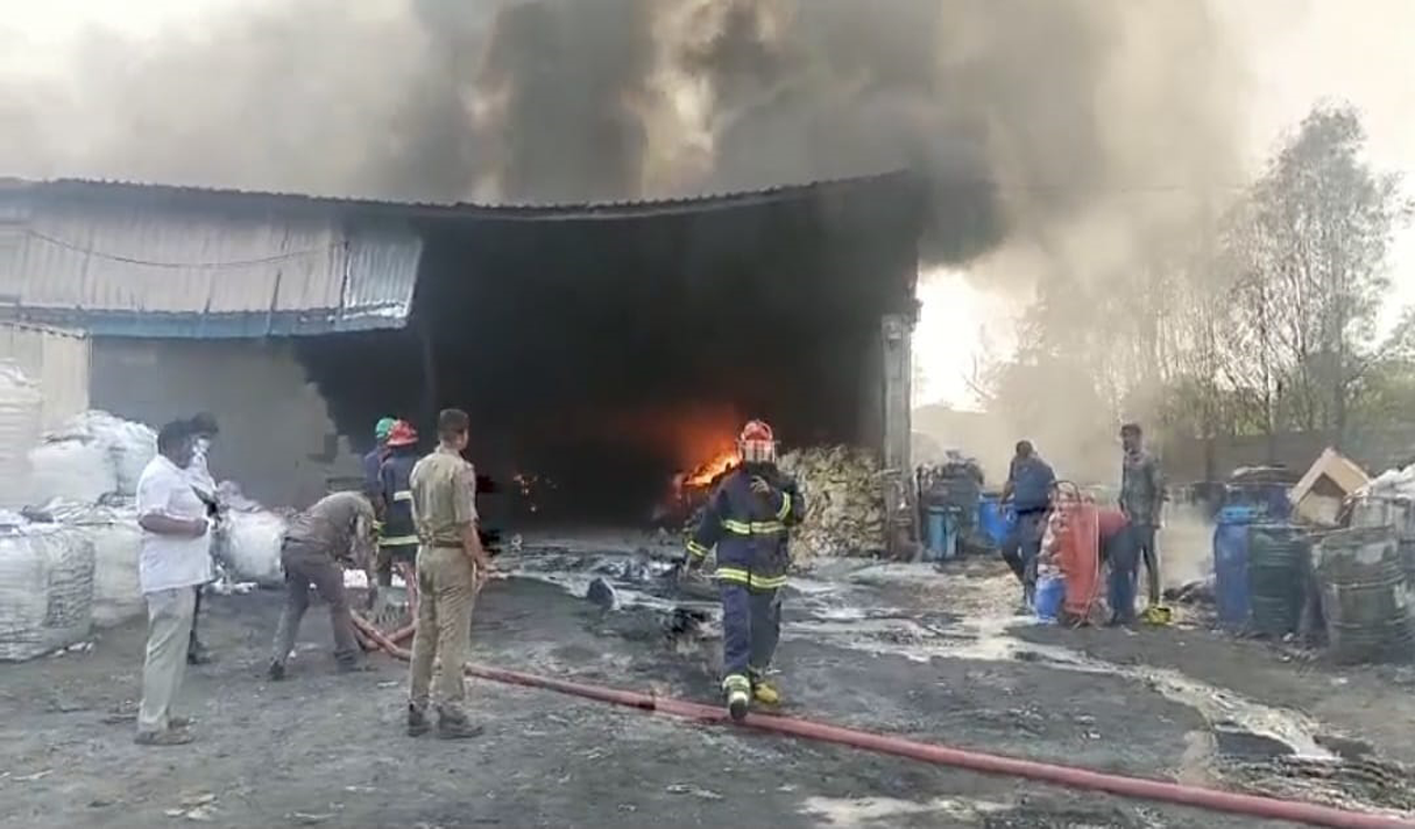 Telangana: Fire accident in Pashamylaram factory