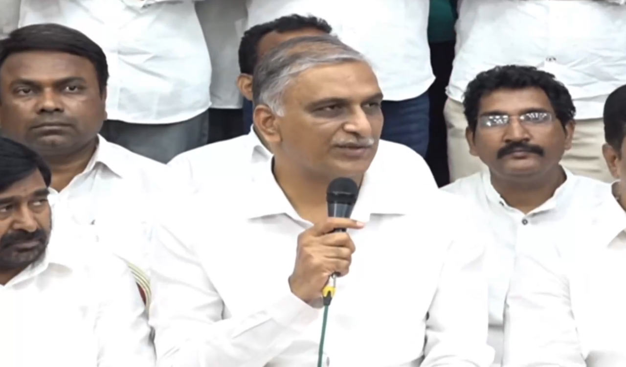 Harish Rao terms Congress’ 100-day rule as a dismal failure