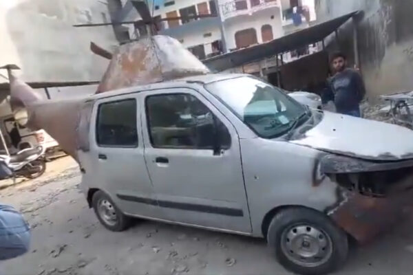 Watch: UP brothers convert their Maruti Wagon R into helicopter, slapped with fine