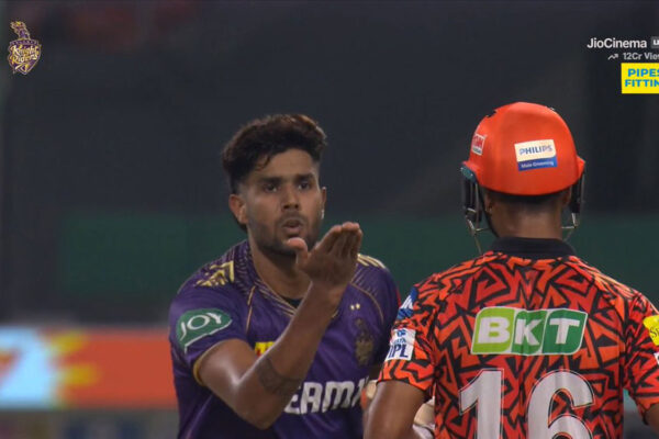 KKR’s Harshit Rana penalized for Code of Conduct Breach in IPL 2024 clash with SRH