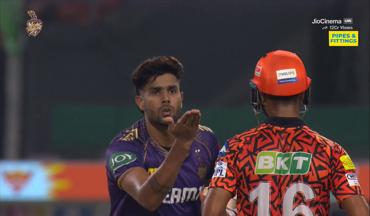 KKR’s Harshit Rana penalized for Code of Conduct Breach in IPL 2024 clash with SRH