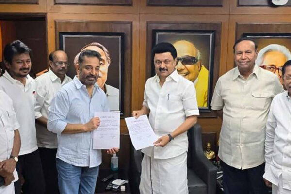 Kamal Haasan’s MNM joins DMK-led alliance in TN, gets one RS seat for 2025 polls