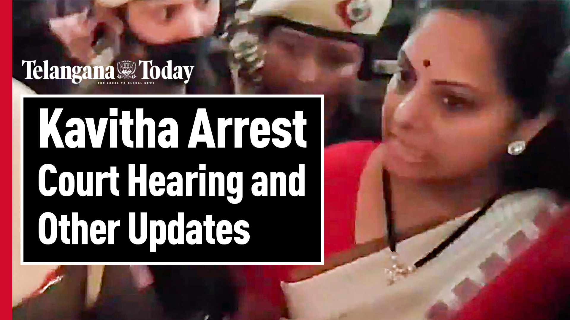 Kavitha Arrest: Supreme Court Hearing and BRS Supporters’ Protests | BRS MLC Kalvakuntla Kavitha