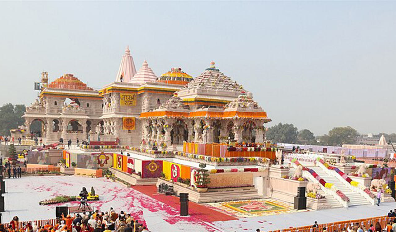 Ayodhya celebrates first Holi after Ram temple ‘pran pratishtha’ ceremony