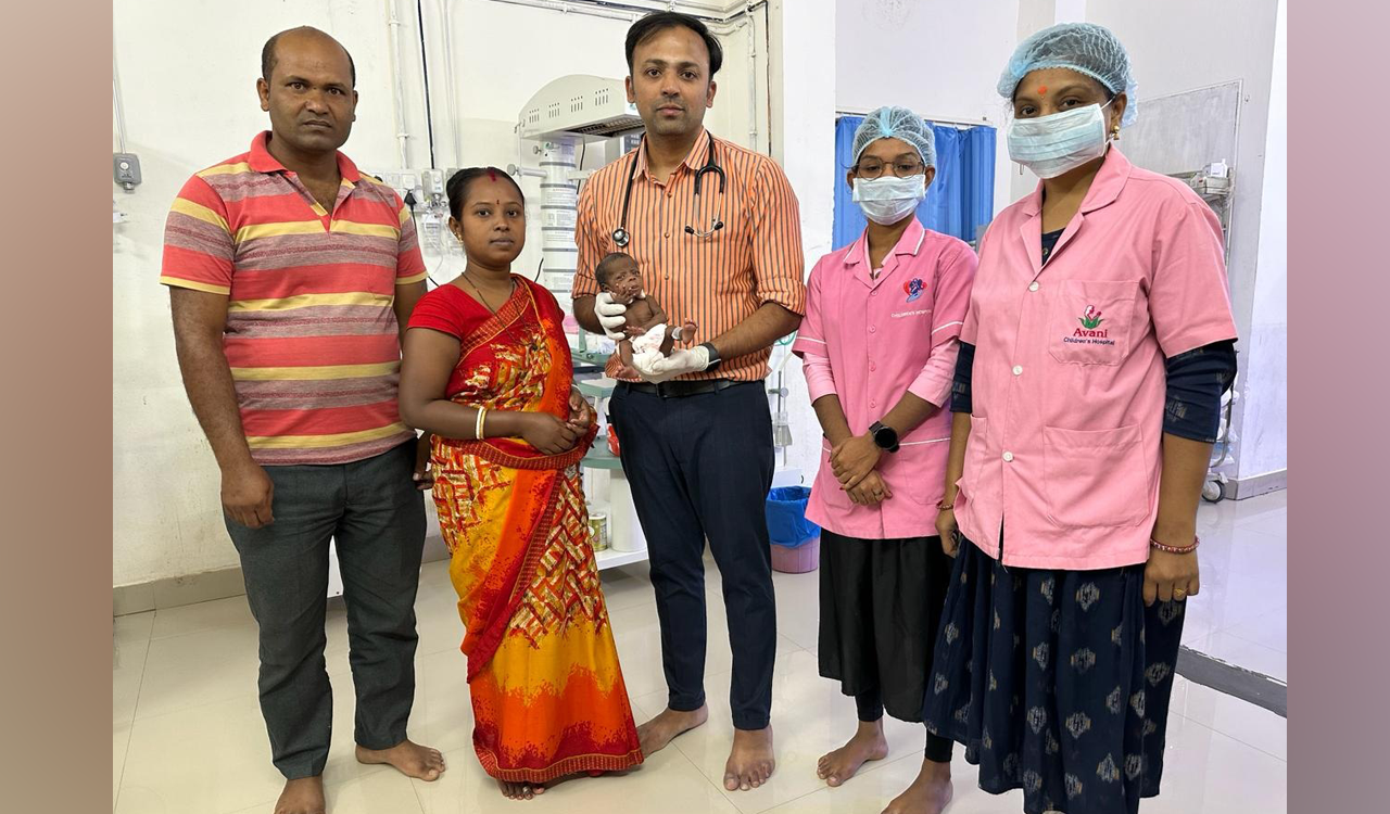 Doctors in Mancherial save life of premature baby
