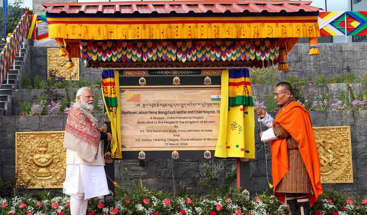 Modi, Bhutan PM inaugurate Mother and Child Hospital