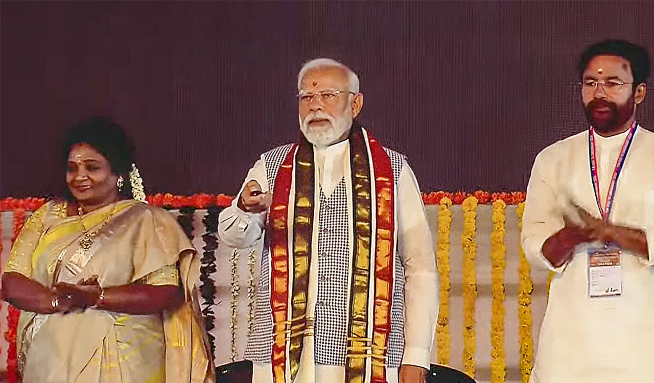 Telangana is called the Gateway for South India: PM Modi