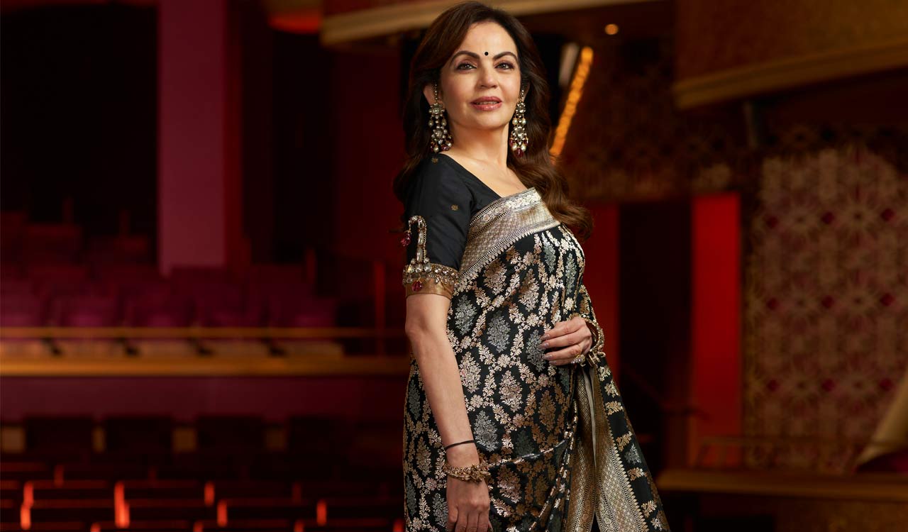 Nita Ambani dazzles in Banarasi jangla saree at Miss World 2024