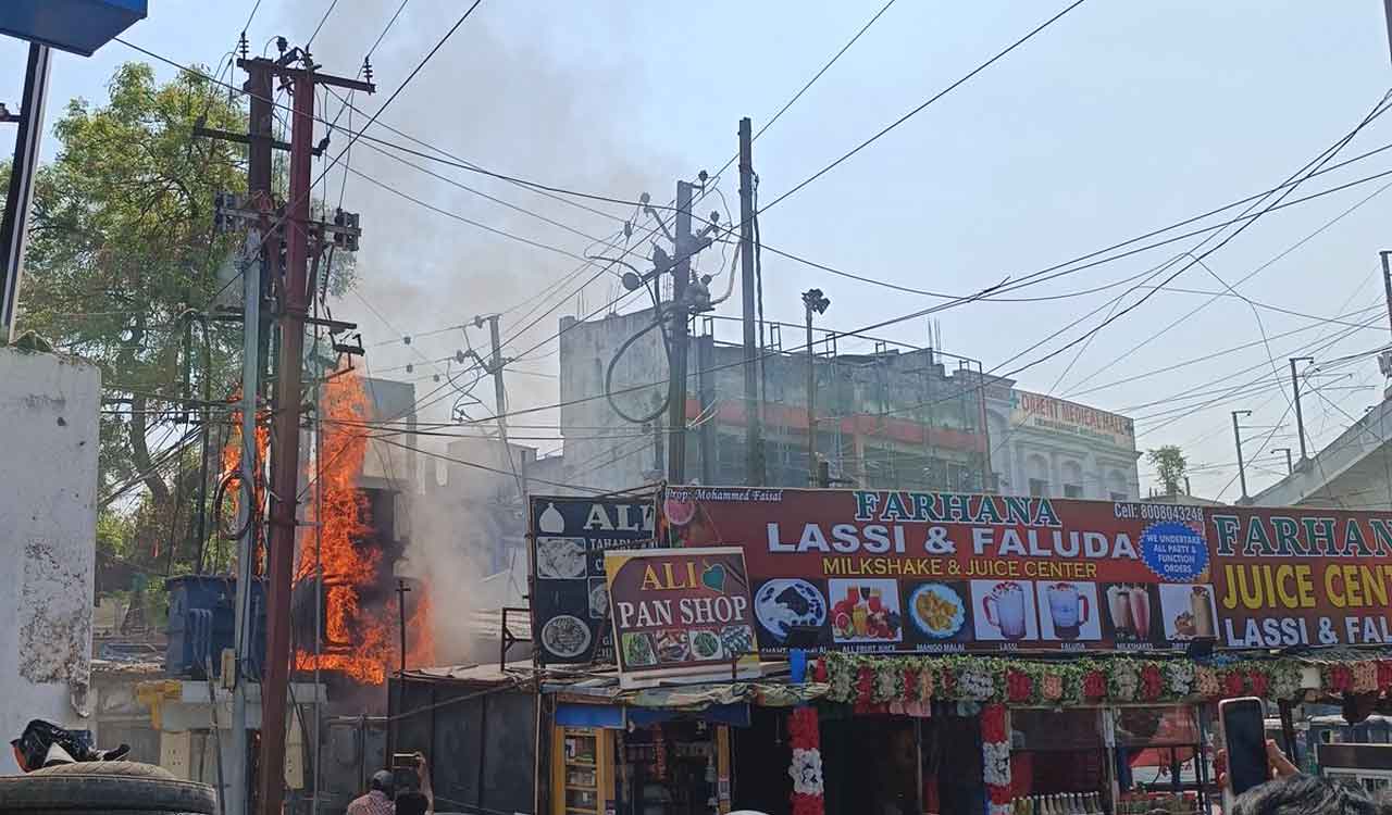 Panic prevails after electric transformer explodes in Malakpet