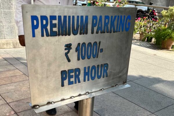 This mall charges Rs. 1000 per hour for “premium parking”